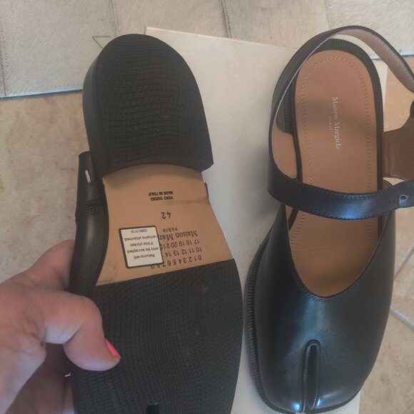 Maison Martin Margiela Shoes - Maison Margiela leather  TABI style UNISEX shoes size 42 New 12 W 10 M